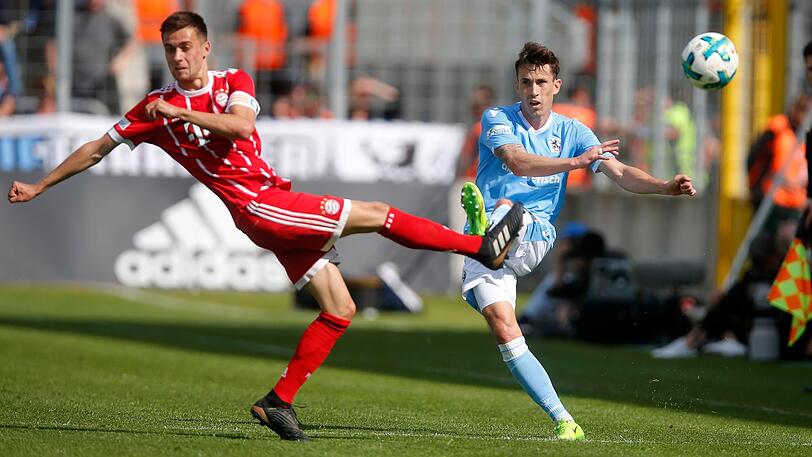 War vom TSV 1860 im Derby nicht zu stoppen: Milos Pantovic (li.) vom FC Bayern II.