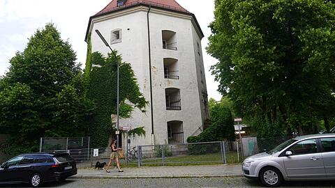 Der Hochbunker an der Thalkirchner Straße.