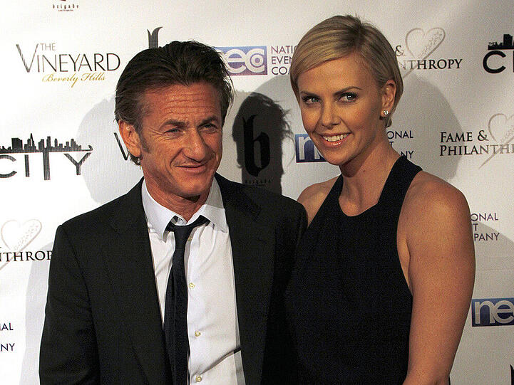 Sean Penn und Charlize Theron bei einem gemeinsamen Auftritt Anfang März