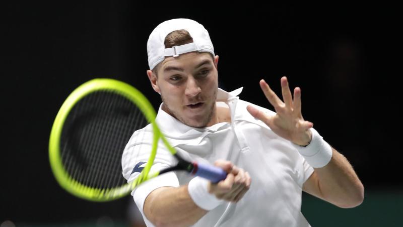Sorgte in seinem Spiel für die Entscheidung gegen Argentinien: Jan-Lennard Struff. Sorgte in seinem Spiel für die Entscheidung gegen Argentinien: Jan-Lennard Struff.