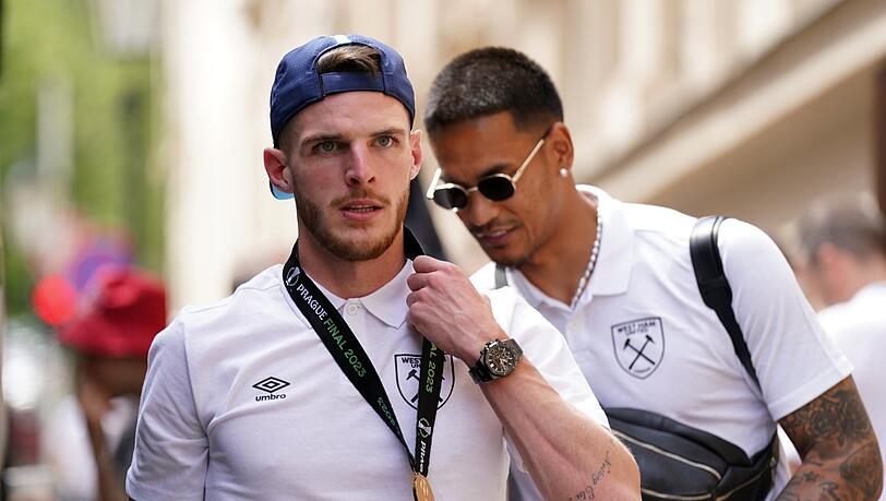 Bleibt wohl auf der Insel: FC-Bayern-Wunschspieler Declan Rice.