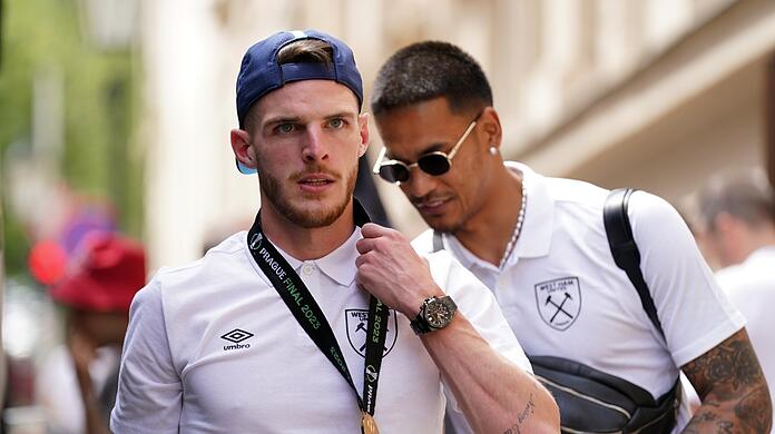 Bleibt wohl auf der Insel: FC-Bayern-Wunschspieler Declan Rice.