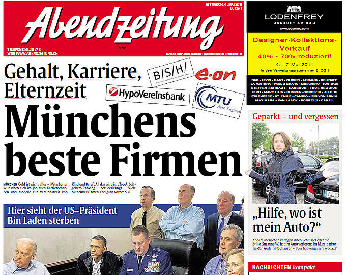 Jahres-Rückblick: Rückblick: Das Jahr 2011 in AZ-Schlagzeilen - München - Abendzeitung München