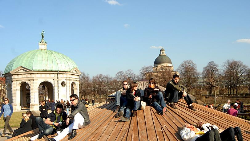 Seit Jahren ein Anziehungspunkt für viele Münchner: Der Hofgarten. Seit Jahren ein Anziehungspunkt für viele Münchner: Der Hofgarten.