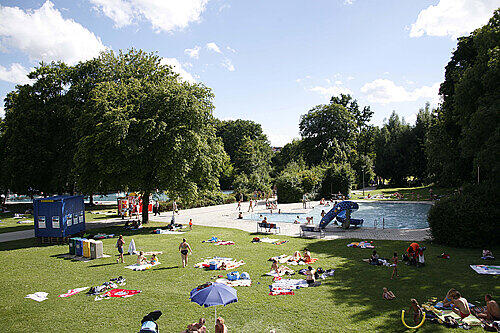 Das Ungererbad in Schwabing.