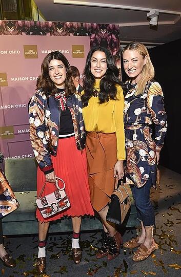 Marie Nasemann, Rebecca Mir und Prinzessin Lilly zu Sayn Wittgenstein