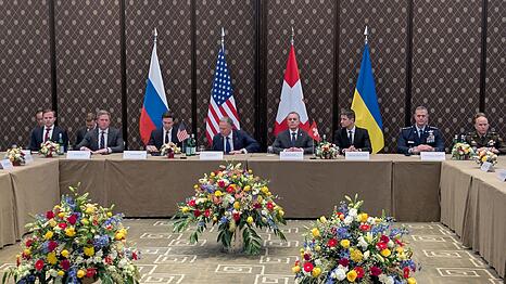 Zuletzt trafen sich Teams aus Russland und der Ukraine unter US-Vermittlung zu direkten Gespr&auml;chen in Genf. (Archivbild)