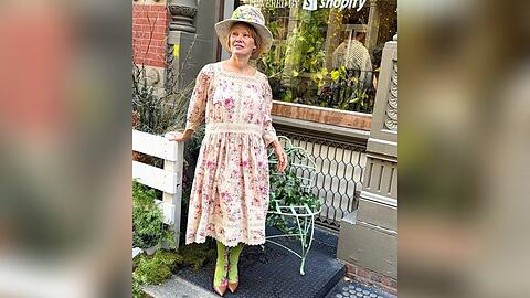 Pamela Anderson bei ihrem Auftritt in New York.