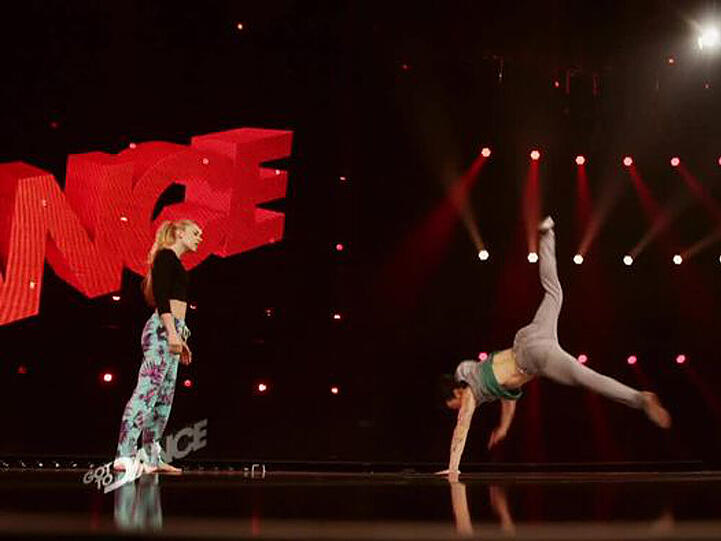Bente und Mauro bei ihrem Auftritt vor der "Got to Dance"-Jury