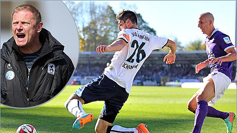 Gegen Erzgebirge Aue will Torsten Fröhling den Befreiungsschlag mit seiner Mannschaft schaffen.