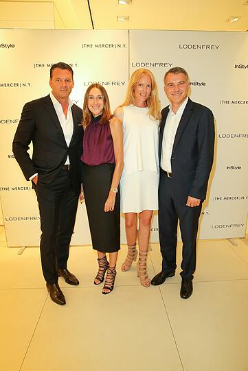 Markus Höhn (Lodenfrey), Annette Weber (Chefredakteurin InStyle), Elizabeth in Bayern mit Mann Daniel Terberger
