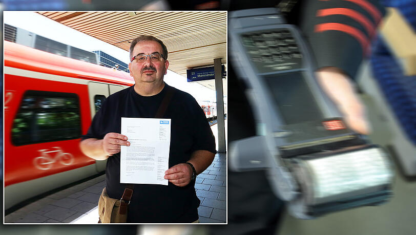 Andreas Kary, 57, der mit ungültigem Ticket erwischt wurde, ärgert sich über die MVG.
