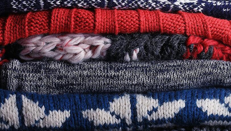 Verschiedenste Farben und Strickmuster sorgen f&uuml;r Abwechslung