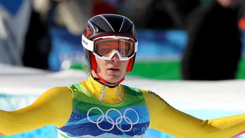 Das war nichts: Maria Riesch wird bei der Abfahrt nur Achte Das war nichts: Maria Riesch wird bei der Abfahrt nur Achte