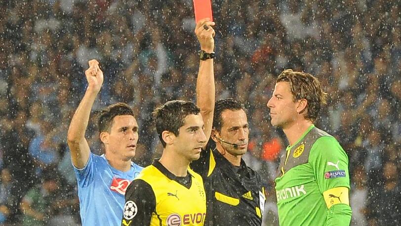 Dortmund kennt Proença auch noch ganz gut. Gegen Napoli leitete er die Partie Dortmund kennt Proença auch noch ganz gut. Gegen Napoli leitete er die Partie