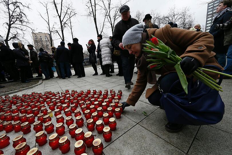 Russland nimmt Abschied von Kremlkritiker Boris Nemzow.