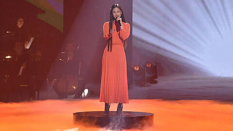 Claudia Emmanuela Santoso sang im Finale von "The Voice of Germany" unter anderem "I Have Nothing" von Whitney Houston