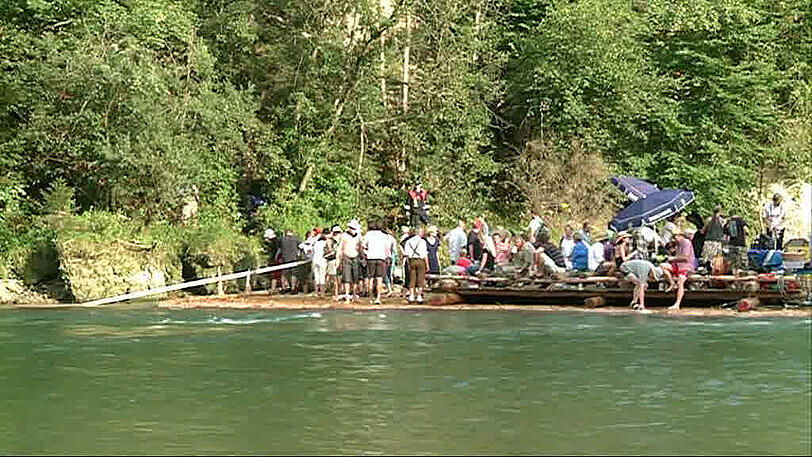 Rettung vom Isar-Floß: die Bilder