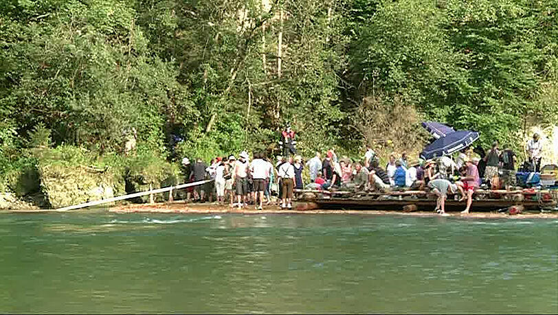 Rettung vom Isar-Floß: die Bilder Rettung vom Isar-Floß: die Bilder