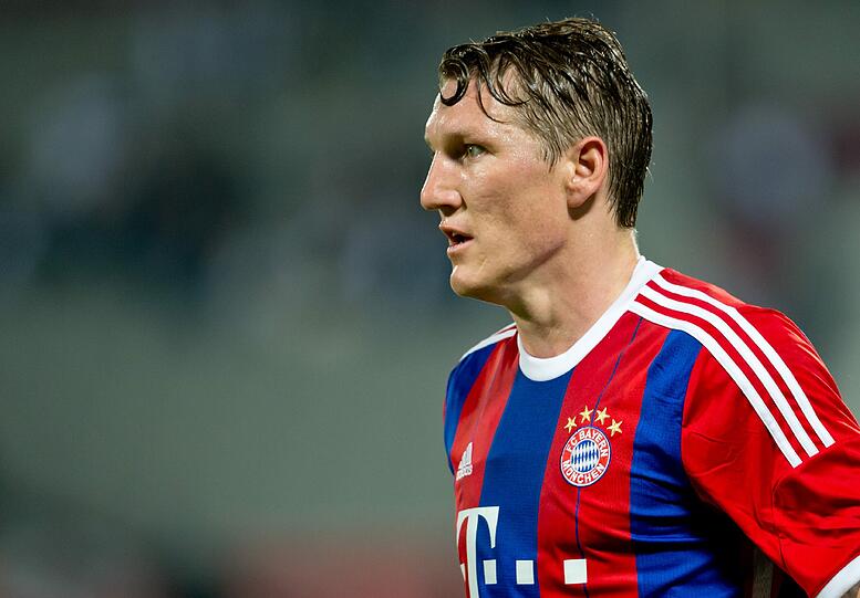 So viele Versuche benötigte auch Bastian Schweinsteiger.