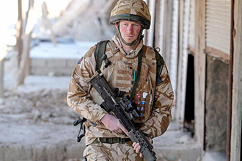 Der Prinz in  der Helmand-Provinz: Doch Harry muss nun zurück ins Königreich.
