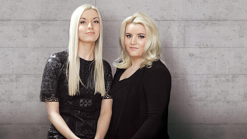 Hoffnungsfroh: Maxyne Lippert (r.) und Schwester Natalie, Chefinnen von Lipperts Friseure. Hoffnungsfroh: Maxyne Lippert (r.) und Schwester Natalie, Chefinnen von Lipperts Friseure.