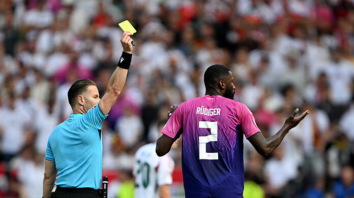 Antonio Rüdiger sah gegen Ungarn die Gelbe Karte.