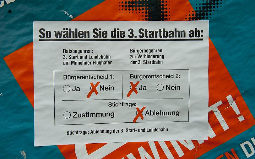 Über 54 Prozent der Wahlberechtigten machten ihre Kreuze so.