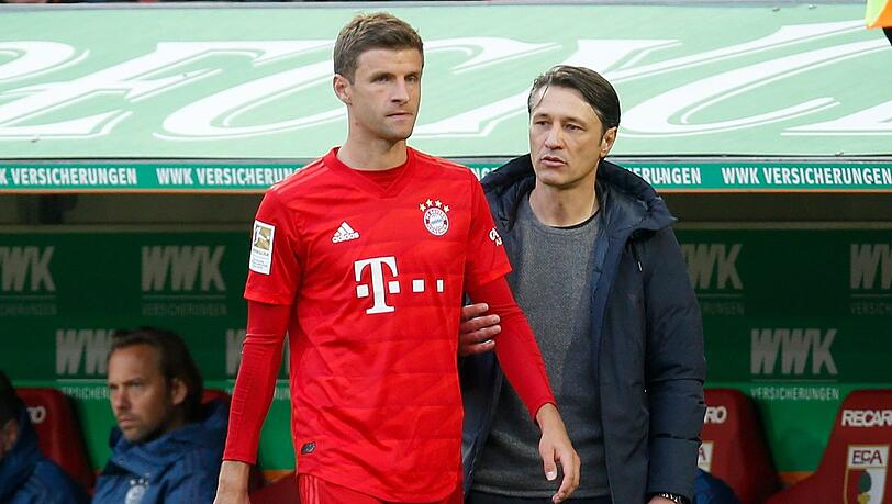Unter Niko Kovac (rechts) musste Thomas Müller meistens mit der Bank Vorlieb nehmen Unter Niko Kovac (rechts) musste Thomas Müller meistens mit der Bank Vorlieb nehmen