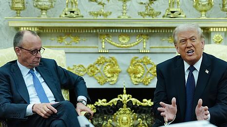 Treffen im Wei&szlig;en Haus: Trump pr&auml;gt Tempo und Themen