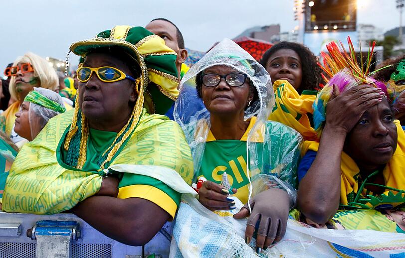 Aus der Traum für die Brasilianer: So reagieren die Fans auf die Blamage gegen Deutschland im Halbfinale