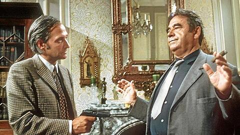 Der Startschuss: Kommissar Trimmel (Walter Richter, r.) ermittelt in "Taxi nach Leipzig"