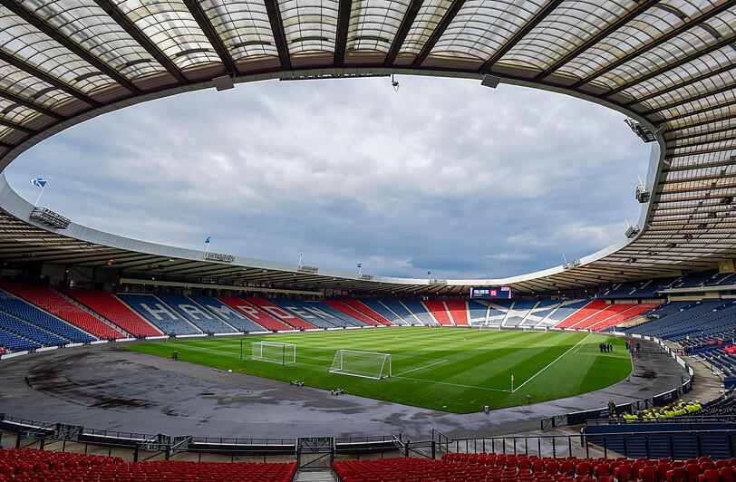 Ein Symbol der schottischen Unabhängigkeitsbewegung: der Hampden Park, die Heimat der schottischen Nationalmannschaft.
