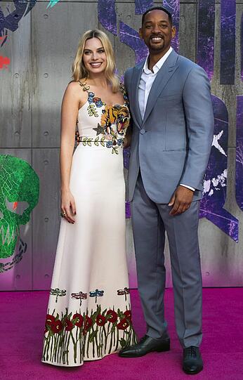 Margot Robbie und Will Smith