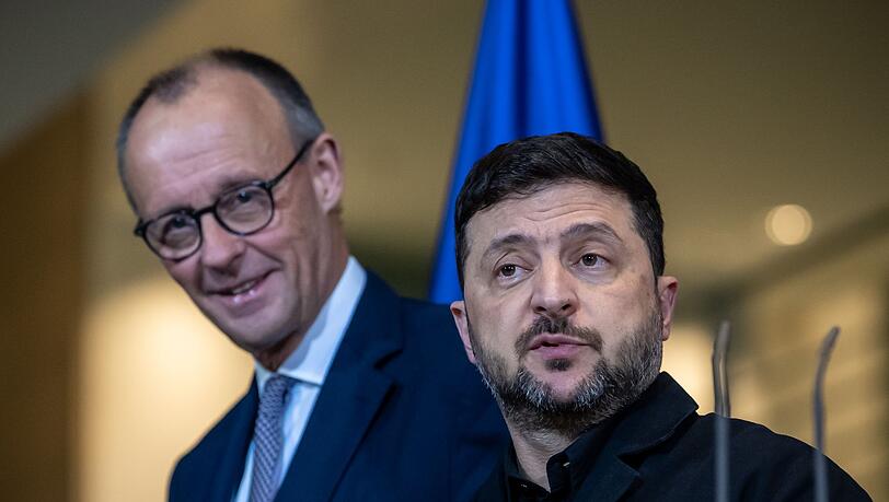 Kanzler Merz ist nach den Ukraine-Gespr&auml;chen etwas zuversichtlicher als Pr&auml;sident Selenskyj.