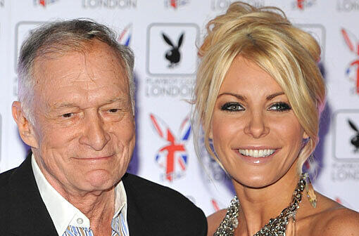 Streiten um den Hund: Hugh Hefner und seine Ex-Verlobte Crystal Harris