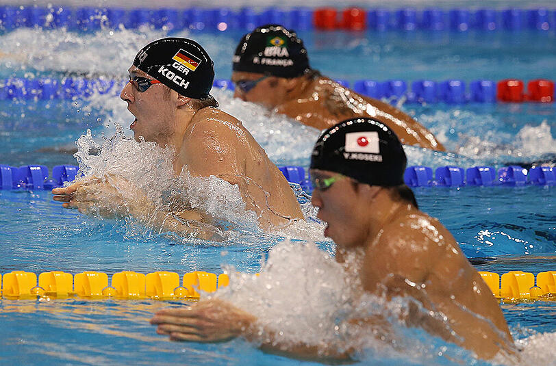 Marco Koch holte Silber über die 200 Meter Freistil.