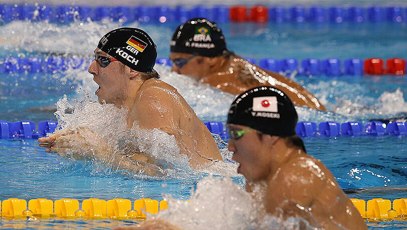 Marco Koch holte Silber über die 200 Meter Freistil. Marco Koch holte Silber über die 200 Meter Freistil.