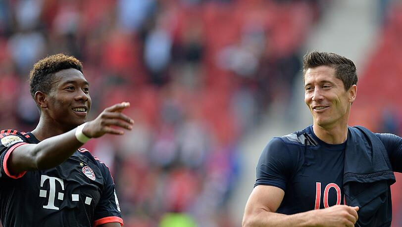 Stehen angeblich auf der Wunschliste von Manchester City: David Alaba und Robert Lewandowski. Stehen angeblich auf der Wunschliste von Manchester City: David Alaba und Robert Lewandowski.