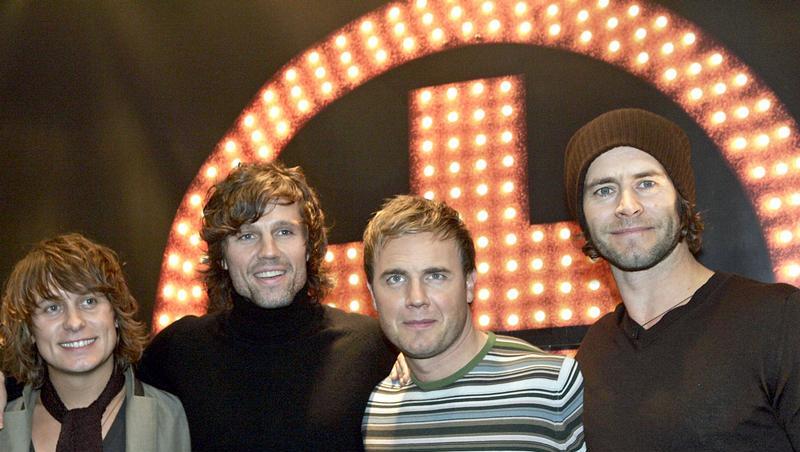 Die restlichen vier Mitglieder Mark Owen, Gary Barlow,  Howard Donald und Jason Orange
