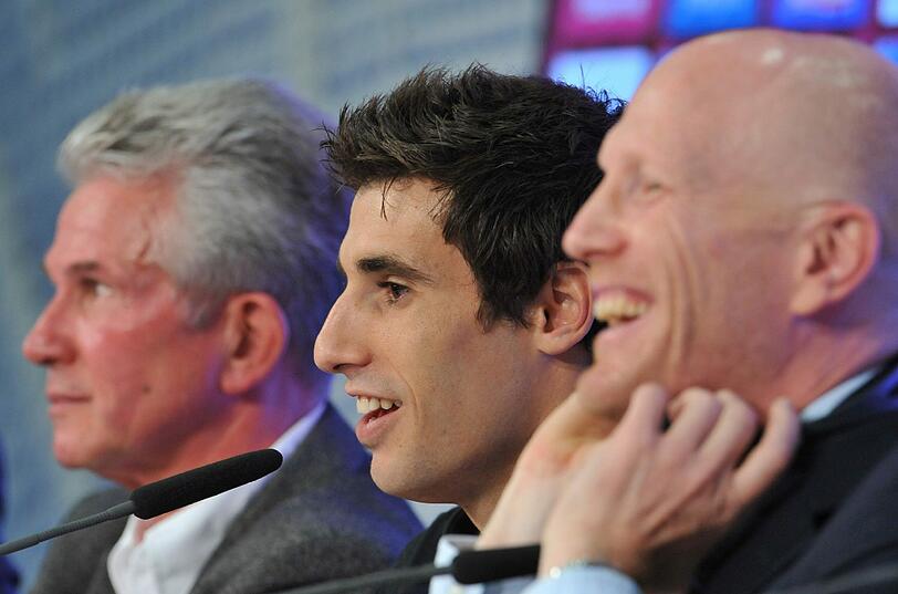 Am Donnerstag um 11.00 Uhr wurde Javier Martínez offiziell vorgestellt. Die Bilder von der Pressekonferenz in der Allianz Arena.