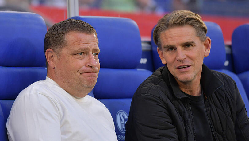 Sie arbeiten erfolgreich zusammen beim FC Bayern: Max Eberl (l.) und Christoph Freund. Sie arbeiten erfolgreich zusammen beim FC Bayern: Max Eberl (l.) und Christoph Freund.
