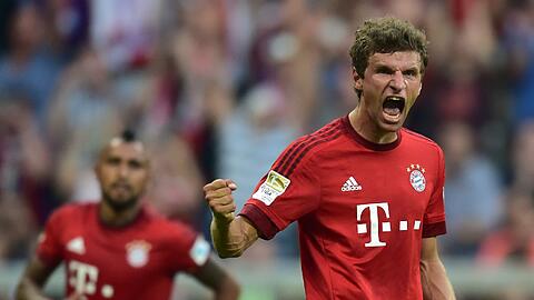 Müller freut sich über seinen Doppelpack
