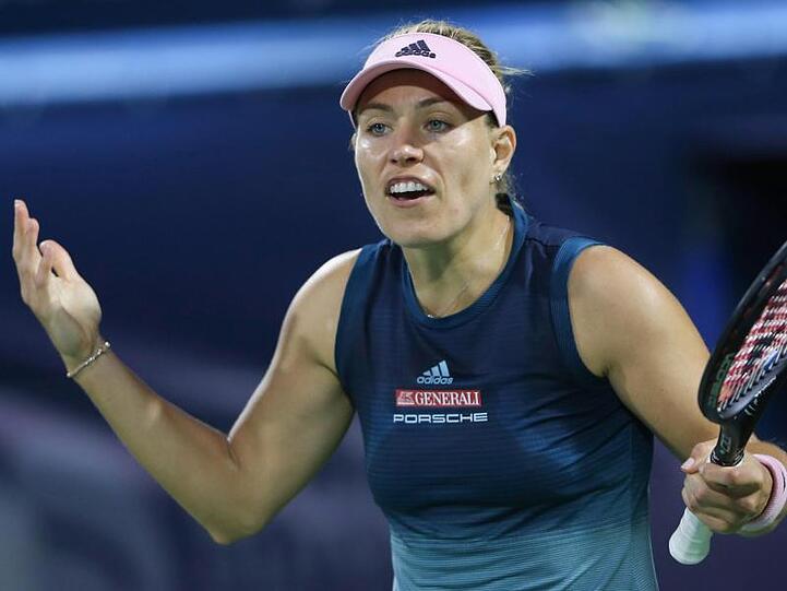 Angelique Kerber ist beim Turnier in Dubai ausgeschieden.