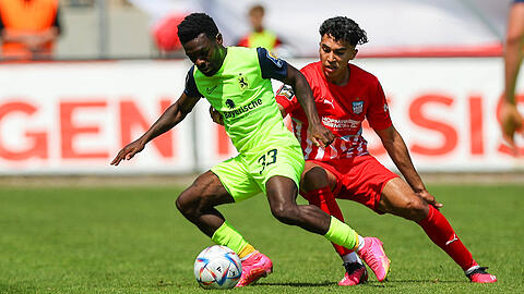 Bestritt gegen Zwickau sein letztes Spiel im Löwen-Trikot: Joseph Boyamba.