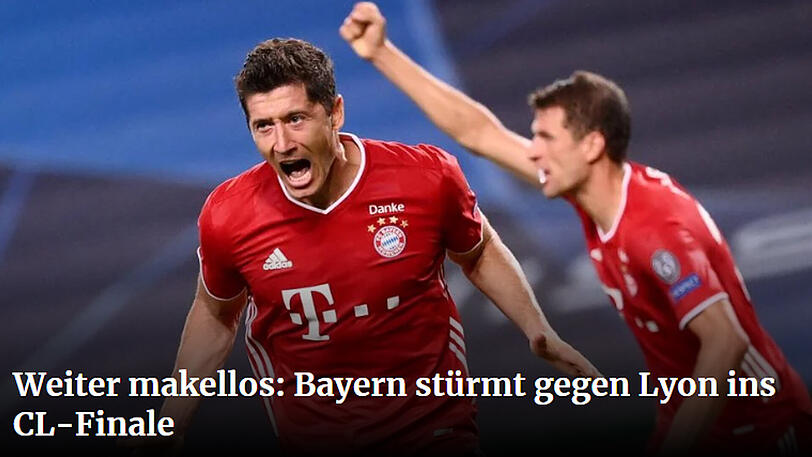 Unsere österreichischen Nachbarn vom "Kurier" huldigen "makellosen Bayern". Schließlich konnten die Münchner auch alle ihre Champions-League-Partien in dieser Spielzeit gewinnen.