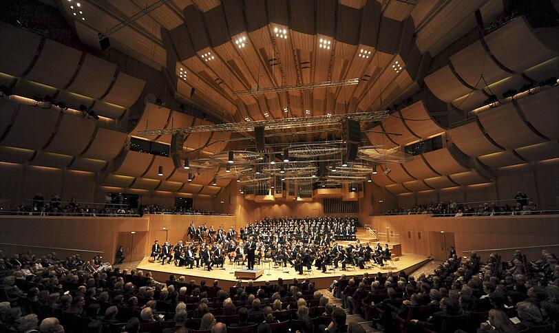 Das Symphonieorchester des Bayerischen Rundfunks in der Philharmonie.