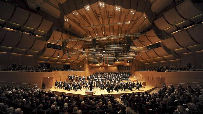 Das Symphonieorchester des Bayerischen Rundfunks in der Philharmonie.