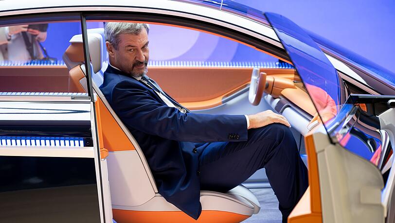Markus Söder will das geplante Verbrenner-Verbot für neue Autos kippen. (Archivbild)