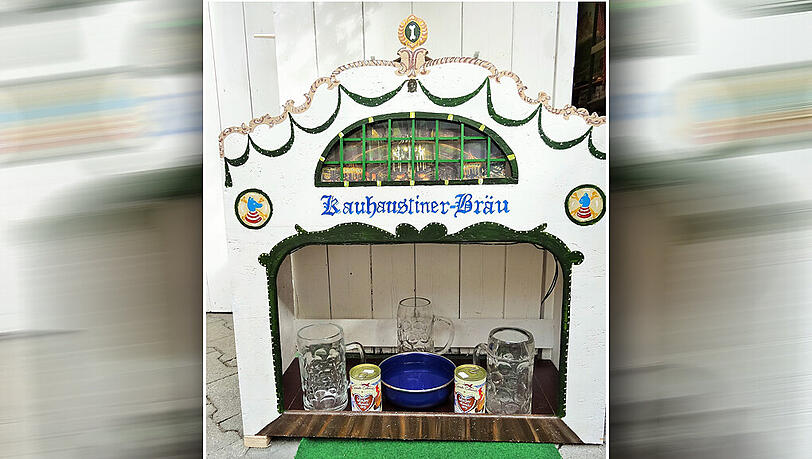 Hier wird original Münchner Leitungswasser ausgeschenkt. Hier wird original Münchner Leitungswasser ausgeschenkt.